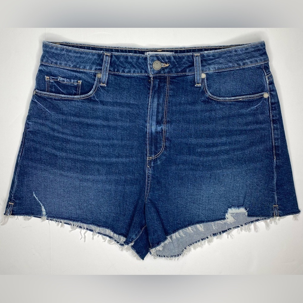 Paige Margo Short Distressed Lindsay Denim Sz 31 Like New